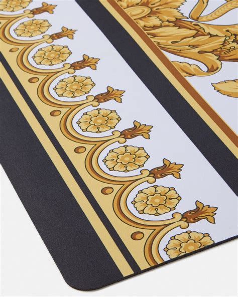 versace yoga mat|Crete de Fleur Yoga Mat .